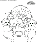 teletubbies coloring