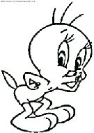 tweety bird coloring