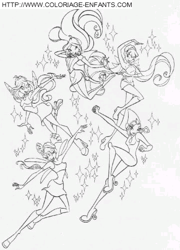 Winx coloring