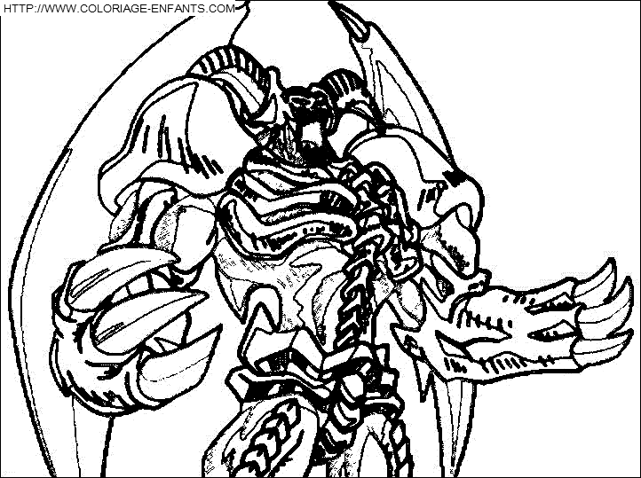 Yu Gi Oh coloring