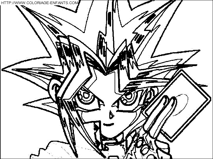 Yu Gi Oh coloring